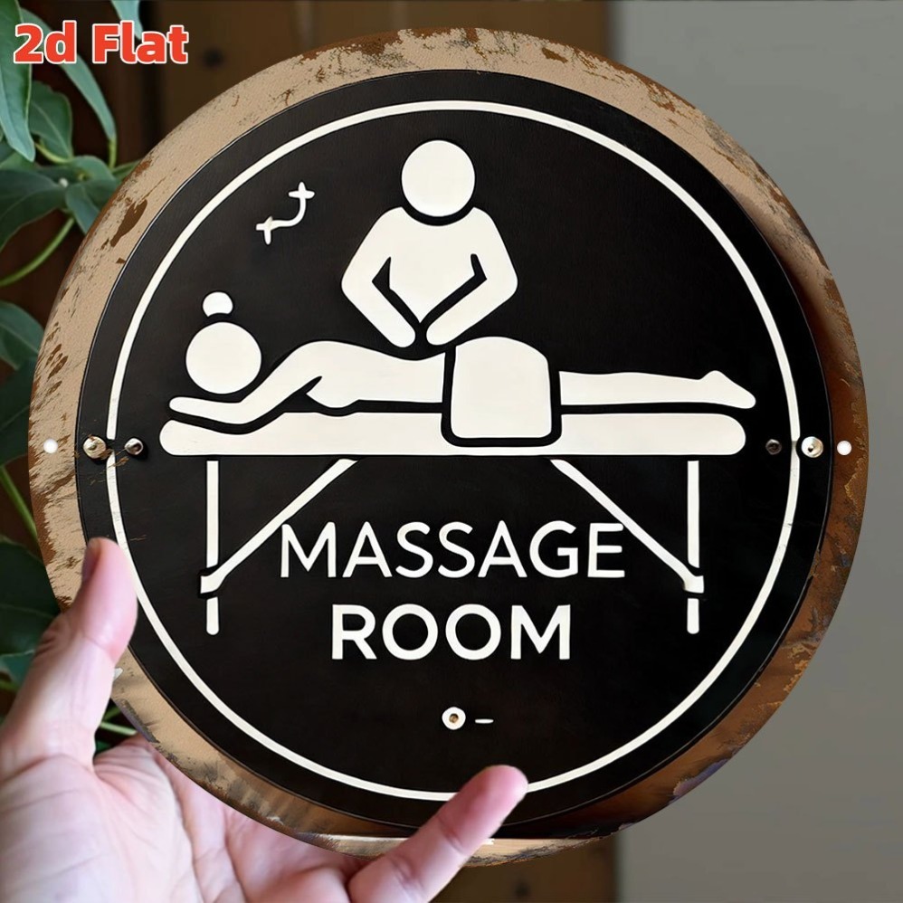 Spa And Wellness Center - 2D Flat,High-Definition Print,Waterproof & Dustproof, Wellness