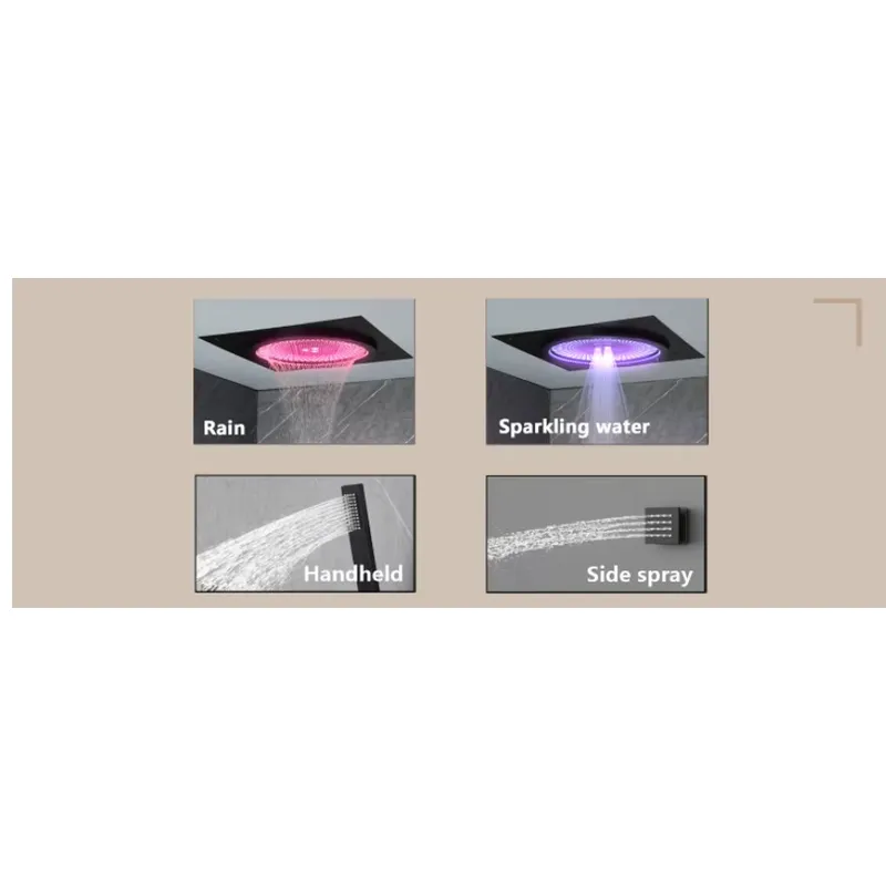 Smart LED Shower Set Bathroom  - Spa & Wellness Hotel Diament Ustroń Zdjęcia recension och pris
