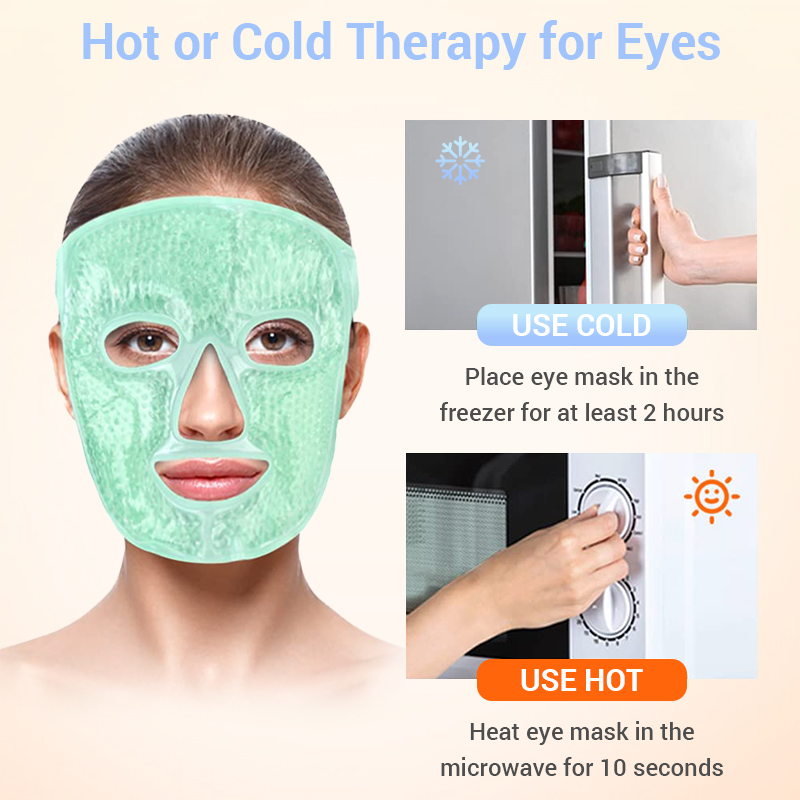 Ice Mask Cold Face Eye Mask Ic - Eye Mask Heated recension och pris