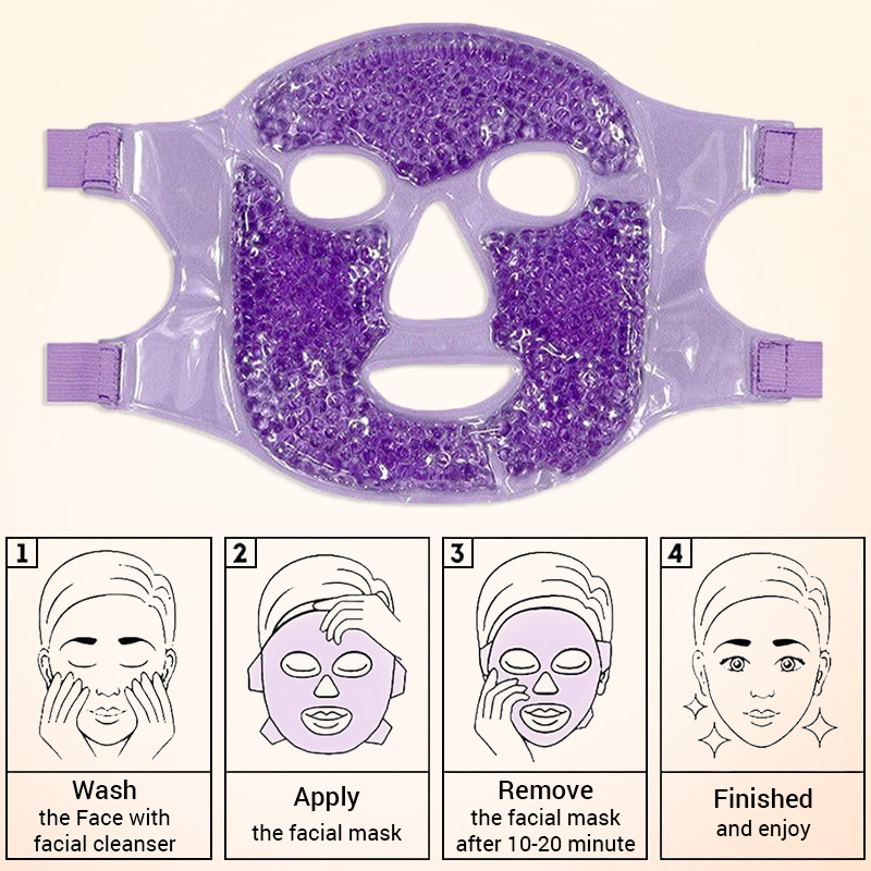 Ice Mask Cold Face Eye Mask Ic - Eye Mask Heated recension och pris