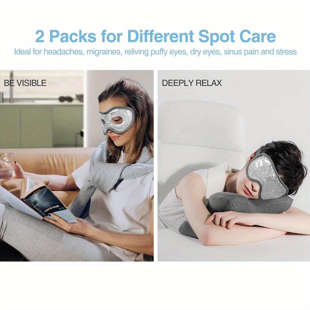 2Pcs/Set Gel Eye Mask Cooling  - Eye Mask Heated recension och pris