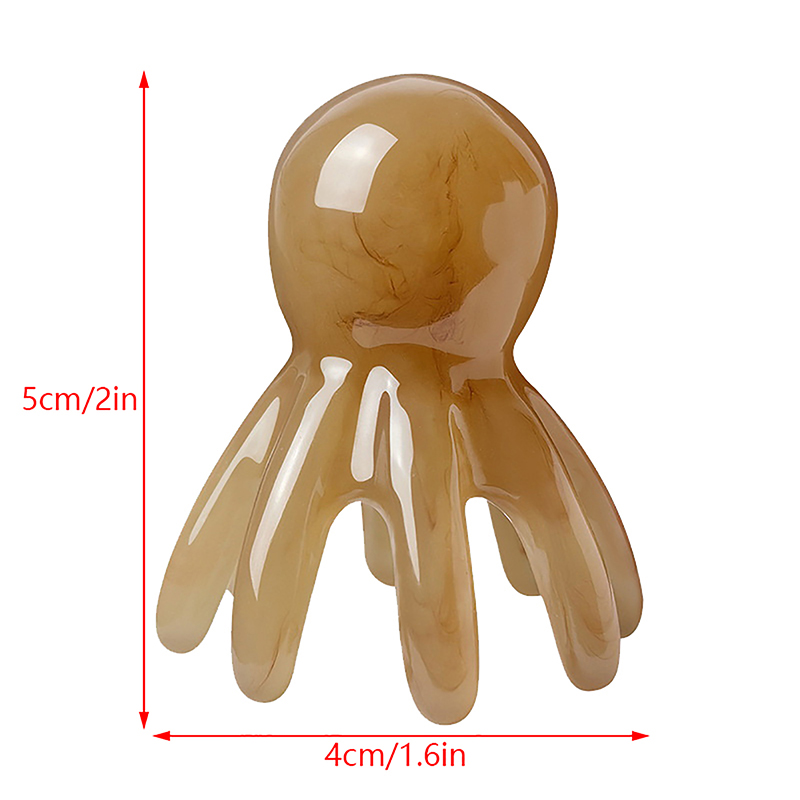 2Pcs Resin Octopus Comb Scalp  - Wellness Spa And Massage recension och pris