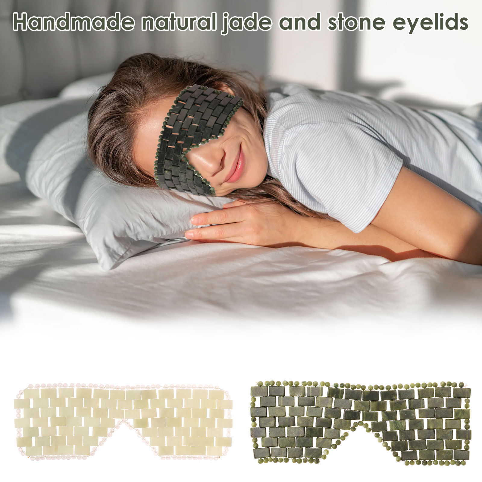 Natural Jade Face Eye Mask Coo - Eye Mask Heated recension och pris
