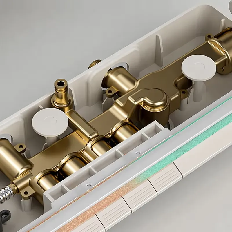 Brass Digital Waterfall Shower - Spa & Wellness Hotel Diament Ustroń Zdjęcia recension och pris