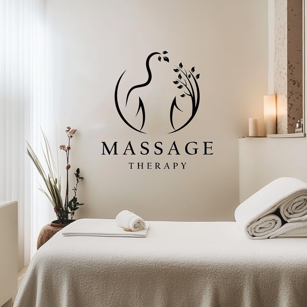 Massage Therapy Vinyl Wall Dec - Wellness Spa And Massage recension och pris