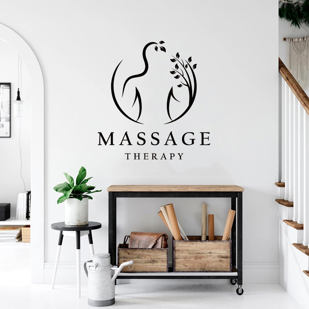 Massage Therapy Vinyl Wall Dec - Wellness Spa And Massage recension och pris