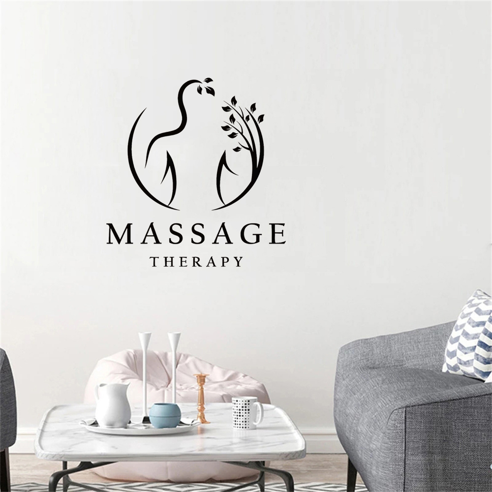 Massage Therapy Vinyl Wall Dec - Wellness Spa And Massage recension och pris