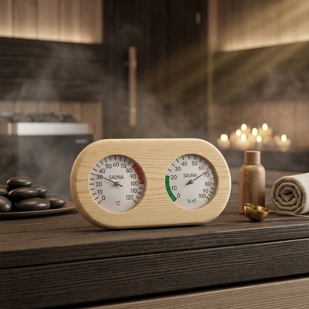 1Pc Dual Temperature Humidity  - Spa And Wellness Center recension och pris