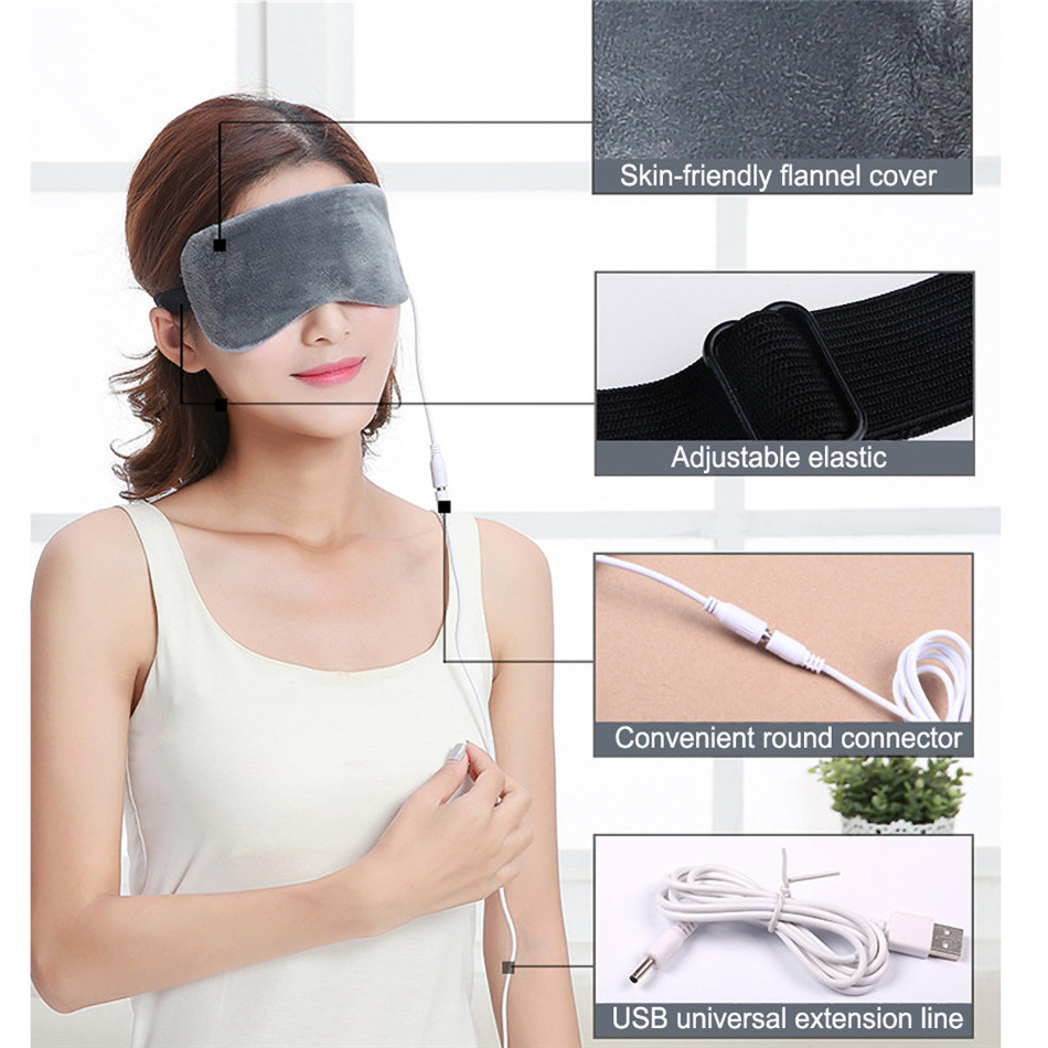 Heated Eye Mask USB Heating Bl - Eye Mask Heated recension och pris