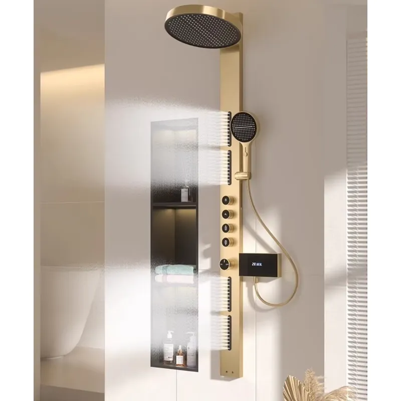 Brass Rainfall Shower Panel Se - Spa & Wellness Hotel Diament Ustroń Zdjęcia recension och pris